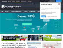 Tablet Screenshot of mundopetroleo.com